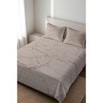 Dolce Mariee Parlak Kadife Kumaş Kapitoneli Çift Kişilik Yatak Örtüsü Seti (3 Parça) CKY0039 - Renkli - 240 x 260 cm