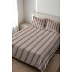 Dolce Mariee Parlak Kadife Kumaş Kapitoneli Çift Kişilik Yatak Örtüsü Seti (3 Parça) CKY0054 - Renkli - 240 x 260 cm