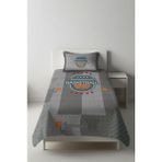 Dolce Mariee Parlak Kadife Kumaş Tek Kişilik Çocuk Yatak Örtüsü Seti (2 Parça) TKY0015 - 180 x 240 cm - Renkli