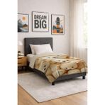 Dolce Mariee Soft Touch Tek Kişilik Modern Konfor Serisi Termal Battaniye BT0008 - Renkli - 150 x 200 cm