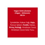Dolc'ida Vegan Sütlü Çikolata (Kaju Sütünden-100 Gr)