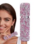 Doldurulabilir Parfüm Şişesi, Parfüm Atomizer,10ml bling örnek kasa cam atomizer | Yeniden kullanılabilir kozmetik kap, küçük seyahat dağıtıcı, seyahat için koku yağı püskürtücü