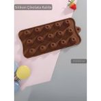 Dolgu Desen Silikon Çikolata Kalıbı - 1