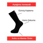 Doliche 3'lü Erkek Termal Çorap (Patentli Gümüş İplikli) Çift Katmanlı Sıcak Etki TGÇ314587695
