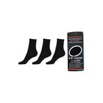 Doliche 6'lü Siyah Bambu Diyabetik Şeker Çorabı Patentli Gümüş İplikli Kadın Dikişsiz Uzun Çorap DGK252362
