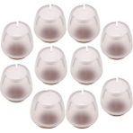 Dolity 10 Adet Kaymaz Sandalye Ayağı Altlığı - Şeffaf (Yurt Dışından)
