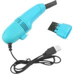 Dolity Mini Masa Tozu Sweeper Toz Toplayıcı Fırça Araba Pc Kamera Için Pet Kıllar Gökyüzü Mavi (Yurt Dışından)
