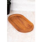 Dolkin Home Doğal Ahşap Sunumluk Yağdanlık Stantı Sabunluk Stantı Ahşap Sunumluk Tahta Stand 24.5 X 12.5