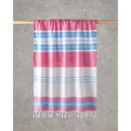Dolly Rejenere Çizgili Peştamal 90X150 cm Fuşya-Mavi - 90 x 150 cm - Fuşya - Mavi
