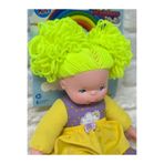 Dollz'n More Gökkuşağı Bebekleri Lahana Saçlı Dolgu Bebek 35 Cm (YENİ SEZON) Sarı