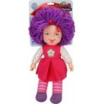 Dollz'n More Gökkuşağı Bez Bebek Mor Saçlı 45 Cm Kız Çocuklar İçin Eğlenceli Oyun Arkadaşı