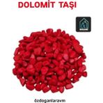 Dolomit Teraryum Akvaryum Saksı Kırmızı Taşı 2 kg