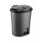 DolphFin 33 Litre Pedallı Çöp Kovası Kapaklı Plastik Mutfak Banyo Ofis Çöp Kutusu