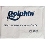Dolphin 100'lü Naylon Önlük 80x130 Tek Kullanımlık Renkli Giysiler İçin Koruma