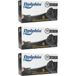 Dolphin 3x100 Adet S Çok Amaçlı Siyah Nitril Eldiven