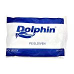Dolphin Büyük Boy 100 Adetlik Pe İş Temizlik Tek Kullanımlık Şeffaf Poşet Market Eldiven
