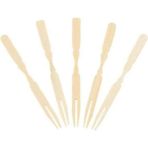 Dolphin Cips Çatalı 9 cm 100 Adet Bambu Kürdan Hamburger Pasta Kürdanı Süsü Bambu Çöp Şiş Yemek Kürdanı