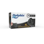 Dolphin Çok Amaçlı Siyah Nitril Eldiven XL Beden - 100'lü Paket - Sağlık, Gıda, Temizlik ve Günlük Kullanıma Uygun