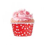 Dolphin Dolphin Muffin Kek Kapsulu Kirmizi Puantiyeli 50Li -(2-Paket)
