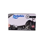 Dolphin Ekstra Kalın Siyah Nitril Eldiven L Beden 100'lü 1 Paket