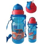 Dolphin Erkek Çocuk Matara 500ML Mavi 1 Adet Road Racing Mavi Suluk Plastik Su Matarası - Standart - 500 ml