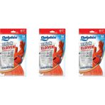 Dolphin Kırmızı Orta Boy Medium 8-8,5 3 Paket Lateks Bulaşık Temizlik Eldiveni