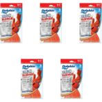 Dolphin Kırmızı Small Boy Küçük 7-7,5 5 Paket Lateks Bulaşık Temizlik Eldiveni