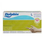 Dolphin L 100'lü Pudralı Lateks Muayene Eldiveni