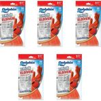 Dolphin Lateks Bulaşık Temizlik Eldiveni - Kırmızı - Orta Boy (Medium) - 8-8,5-5 Paket