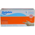 Dolphin Lateks Eldiven Pudrasız Büyük (L) - 100'LÜ