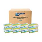 Dolphin Lateks Pudralı Beyaz Eldiven 100 Lü (Small) 20 Paket