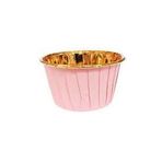 Dolphin Muffin Kağıt Karton Altın Pembe Cupcake Kek Kalıbı Kapsülü Kabı - 25 Adetlik 10 Paket
