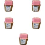 Dolphin Muffin Kare Kağıt Pembe Altın Cupcake Kek Kalıbı - 25 Adetlik 5 Paket