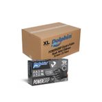 Dolphin Nitril PowerGrip Ekstra Kalın Elmas Dokulu Eldiven Siyah XL Büyük Boy - 50'li 10 Paket