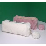 Dolphin PC-897 Peluş Biyeli Pembe Kalem Çantası