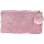 Dolphin PC-898 Peluş Pembe Kalem Çantası