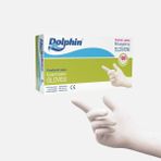 Dolphin Pudralı Lateks Eldiven 100'LÜ - Beyaz - S