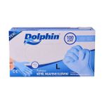 Dolphin Pudrasiz Mavi Lateks Eldiveni L