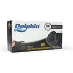 Dolphin Pudrasız Nitril Eldiven (M Beden) - Siyah