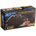 Dolphin Siyah Large 100'lü Çok Amaçlı Nitril Eldiven