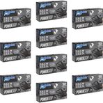 Dolphin Siyah Large Büyük Boy 50'li 10 Paket Nitril Powergrip Ekstra Kalın Elmas Dokulu Eldiven