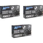 Dolphin Siyah Large Büyük Boy 50'li 3 Paket Nitril Powergrip Ekstra Kalın Elmas Dokulu Eldiven
