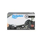 Dolphin Siyah Nitril Eldiven Extra Kalın Medıum