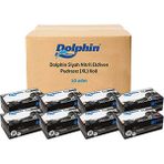 Dolphin Siyah Nitril Eldiven Pudrasız Kalın XL10PK x 100ADET