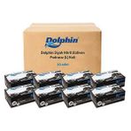 Dolphin Siyah Pudrasız Nitril Ekstra Kalın Eldiven Large 100'LÜ x 20 Paket Koli