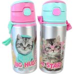 dolphin studio pets aluminyum matara (suluk) 500 ml (karışık renk 1 adet) - Yok