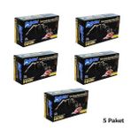 Dolphin Tek Kullanımlık Lateks Siyah Pudrasız Nitril Muayne Eldiveni Small Küçük Boy - 100'lü 5Paket