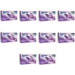 Dolphin Tek Kullanımlık Lila Nitril Eldiven - Muayne Eldiveni Medium Orta Boy - 100'lü 10 Paket