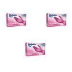 Dolphin Tek Kullanımlık Pembe Nitril Eldiven - Muayne Eldiveni Large Büyük Boy - 100'lü 3 Paket