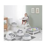 Dolu 7560 Bebek Mama Sandalyesi Bebek Küveti Lazımlık Adaptör Set 6in1 Hediyeli - Gri